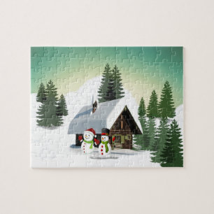 Puzzle Scène des neiges de Noël