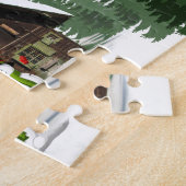 Puzzle Scène des neiges de Noël (Côté)