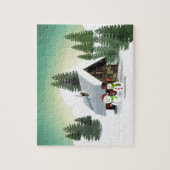 Puzzle Scène des neiges de Noël (Vertical)