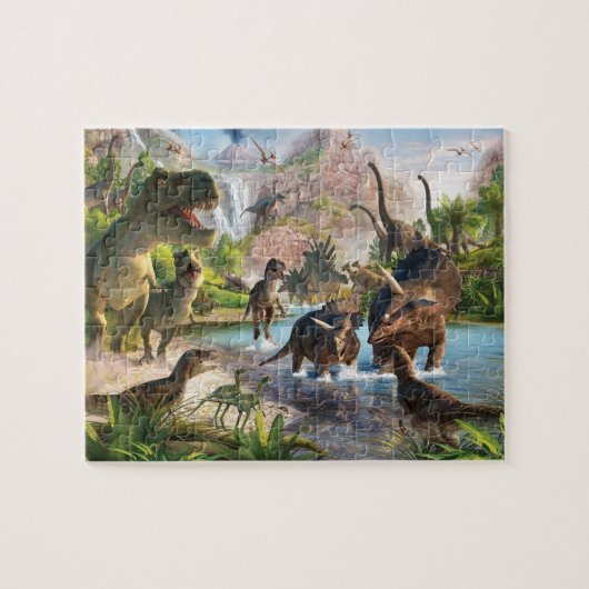 Puzzle Scène Dinosaure (Horizontal)