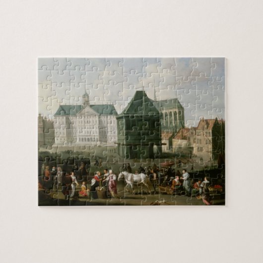 Puzzle Scène du marché avant le palais de barrage, (Horizontal)