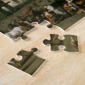 Puzzle Scène du marché avant le palais de barrage, (Côté)