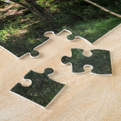 Puzzle Scène forestière ensoleillée. (Côté)