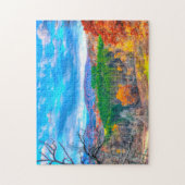 Puzzle Scène Forêt Wisconsin. (Vertical)