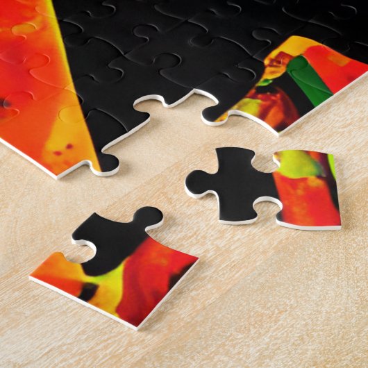 Puzzle Scène Fun Bar | Barman et clients (Côté)