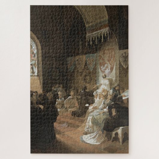 Puzzle Scène historique par Alphonse Mucha (Vertical)