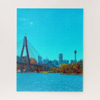 Scène portuaire du pont ANZAC de Sydney