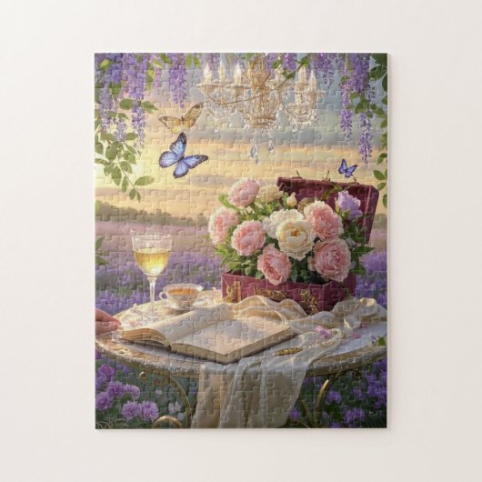 Puzzle Scène rêvée et douce d'une somptueuse, Florale (Vertical)