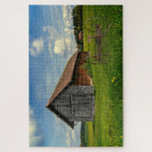 Puzzle Scène rurale avec Shed (Vertical)