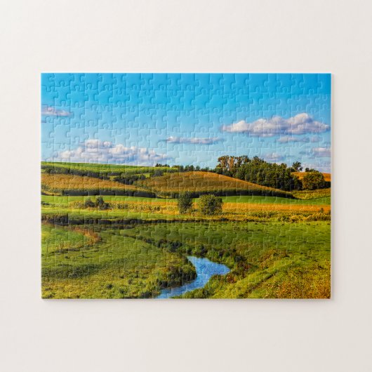 Puzzle Scène rurale du Wisconsin. (Horizontal)