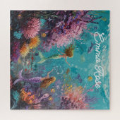 Puzzle Scène sous-marine de sirène enchantée (Horizontal)