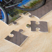 Puzzle Scène typique d'Amsterdam avec vélos et canal (Côté)