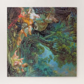 Puzzle Scène vibrante de l'Angler Boucher Francois rococo (Horizontal)
