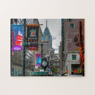 Puzzle Scènes de rue de Philadelphie.