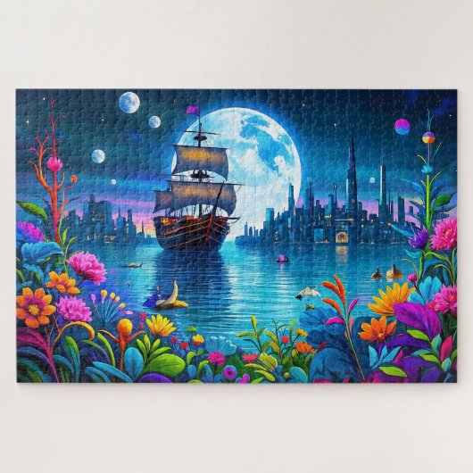 Puzzle Scènes fantastiques en couleur vive (Horizontal)