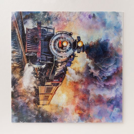 Puzzle Scenic Landscape with Train (Horizontal)