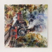 Puzzle Scenic Landscape with Train (Horizontal)