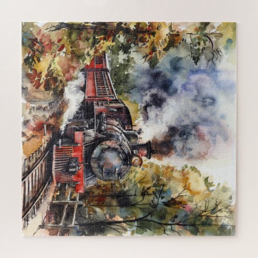 Puzzle Scenic Landscape with Train (Horizontal)