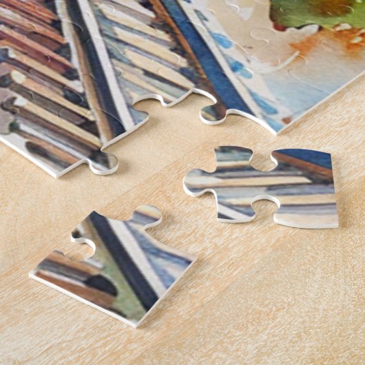 Puzzle Scenic Landscape with Train (Côté)