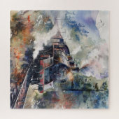 Puzzle Scenic Landscape with Train (Horizontal)