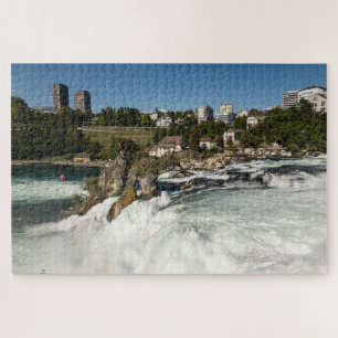 Puzzle Schaffhouse Suisse  cascades du Rhin
