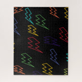 Puzzle Schéma          de zigzag multicolorePuzzle (Vertical)