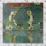 Puzzle Schloss Kammer sur l'Attersee III Par Gustav Klimt<br><div class="desc">Schloss Kammer sur l'Attersee, III (1910) de Gustav Klimt est un symbole vintage de l'art de la peinture de l'époque victorienne. Vue extérieure sur un château. De grands arbres poussent dans les jardins. La maison (ancienne forteresse) et les arbres se reflètent dans le lac calme. Schloss Kammer est un château...</div>