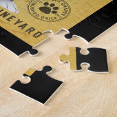 Puzzle Schnauzer Chien Vin Funny Schnauzer Amoureux des c (Côté)