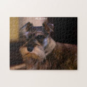 Puzzle Schnauzer Dog Jigsaws. (Horizontal)