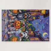 Puzzle Schnauzer faisant Trick-or-Treating dans des costu (Horizontal)
