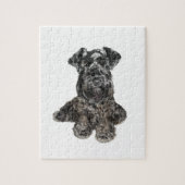 Puzzle Schnauzer (noir) (Vertical)