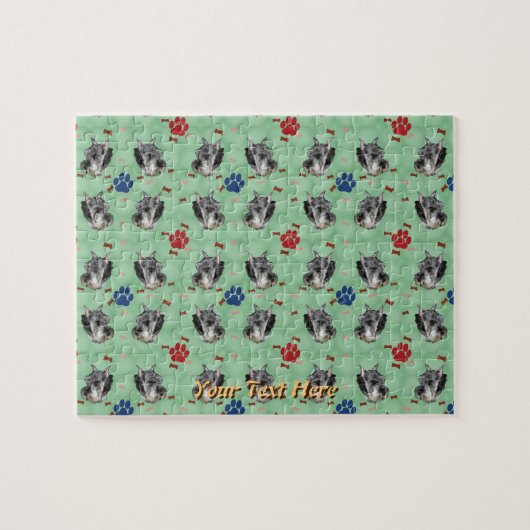 Puzzle Schnauzer Portrait (Horizontal)