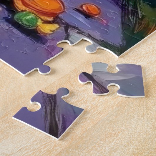 Puzzle Schnauzer Trick-or-Treating in Halloween Costumes (Côté)