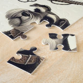 Puzzle Schnauzer vintage sans joint (Côté)