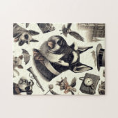 Puzzle Schnauzer vintage sans joint (Horizontal)