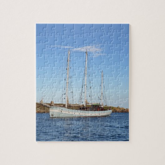 Puzzle Schooner dans les îles de Scilly (Vertical)