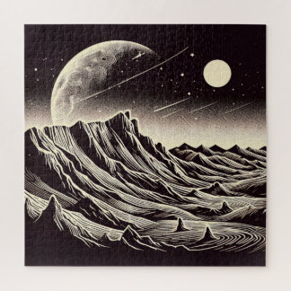 Puzzle Sciage de paysage martien SF (3)