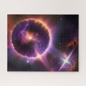 Puzzle Science-Fiction Cosmologique Violet Univers (Horizontal)