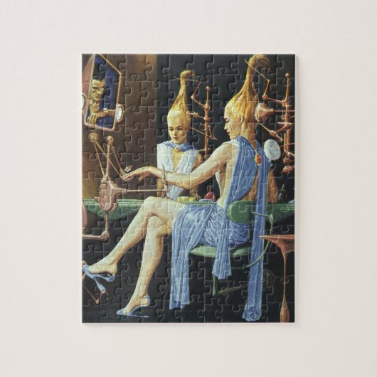 Puzzle Science-fiction vintage Beauté Salon Manucures Spa (Vertical)