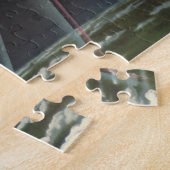 Puzzle Science-fiction vintage d'un astronaute chevauchan (Côté)