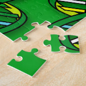 Puzzle Science médicale ADN vert personnalisée (Côté)