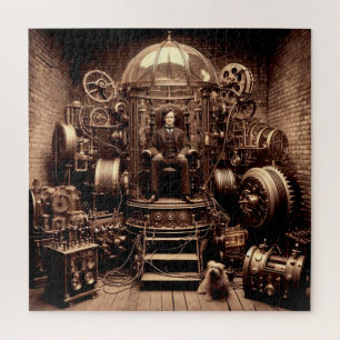 Puzzle Scientifique victorien ~ Machine à temps Steampunk