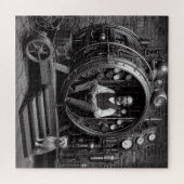 Puzzle Scientifique victorien Steampunk Time Machine V5.1 (Horizontal)