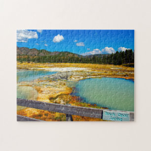 Puzzle Scies circulaires Black Opal Springs Yellowstone.