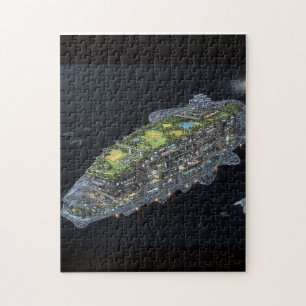 Puzzle Scifi Space Cruiser Art intérieur