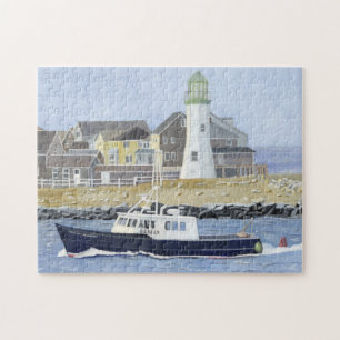 Puzzle Scituate Harbour et Cedar Point Lighthouse