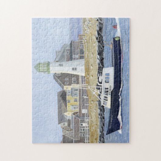 Puzzle Scituate Harbour et Cedar Point Lighthouse (Vertical)