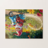 Puzzle Scoot Scooting Gnome (Horizontal)