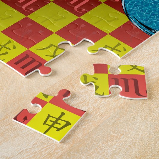 Puzzle Scorpio & Earth Monkey (Côté)