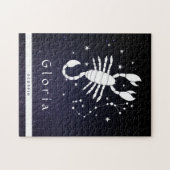 Puzzle Scorpio signe Zodiaque Lunaire Horoscope Nom du sy (Horizontal)